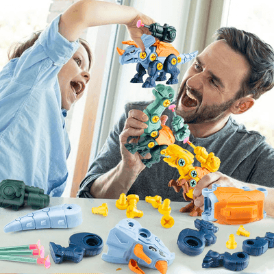 Brinquedo Dino Attack™ - Construa os Dinossauros Com Seus Filhos! - Inove Bem