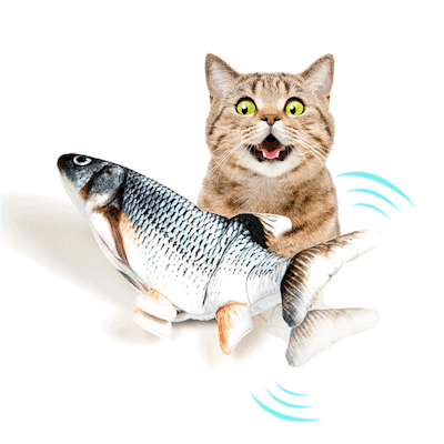 Peixe de brinquedo para Gatos - FunFish™ - Inove Bem