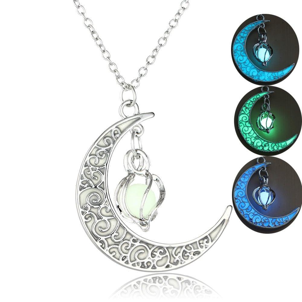 Colar Luminoso LuxyMoon® - Lua Encantada 🌙 - Inove Bem