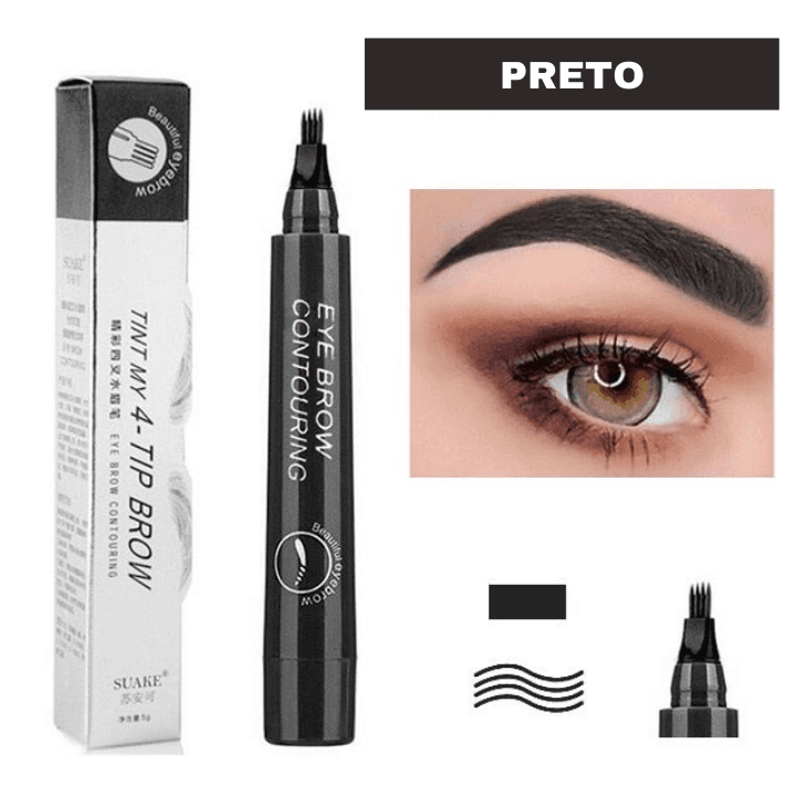 MicroBrow™ Caneta de Preenchimento a Prova D'água - Loja Inove Bem