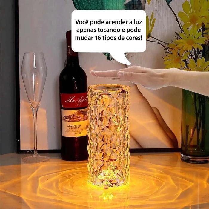 Crystal Light - Luminária De Cristal dos Sonhos - Inove Bem