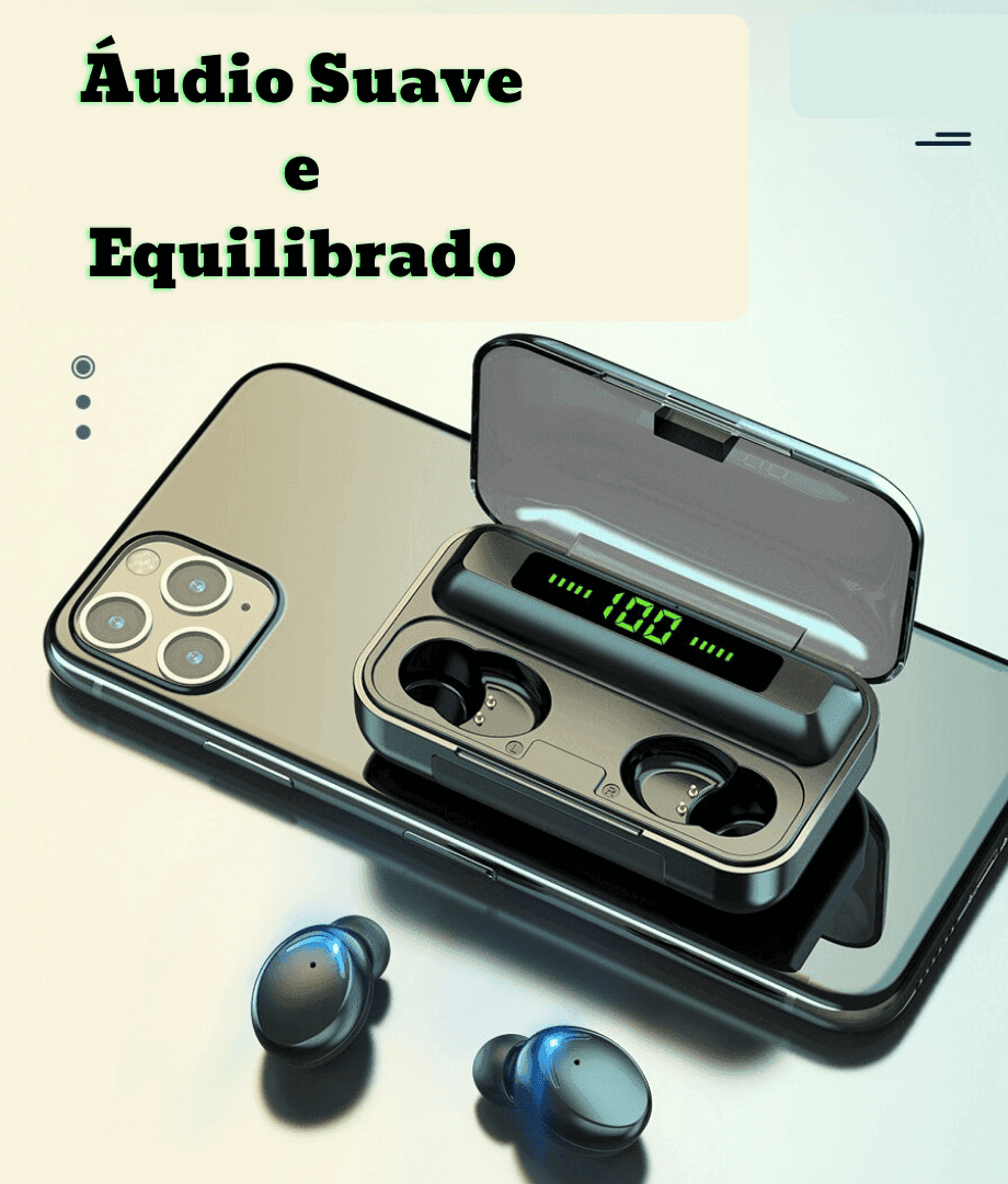 Fone de Ouvido Sem Fio - Extreme Edition F9-8 - Inove Bem