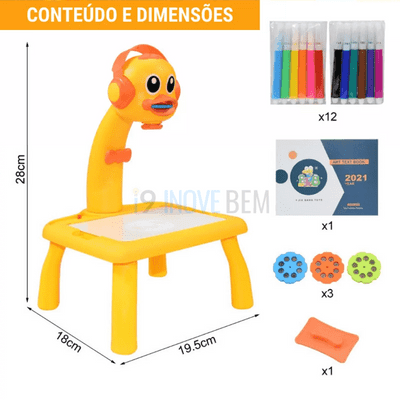 Table Kids - Mesa de Desenhos Interativos Infantil + Brinde Exclusivo - Inove Bem