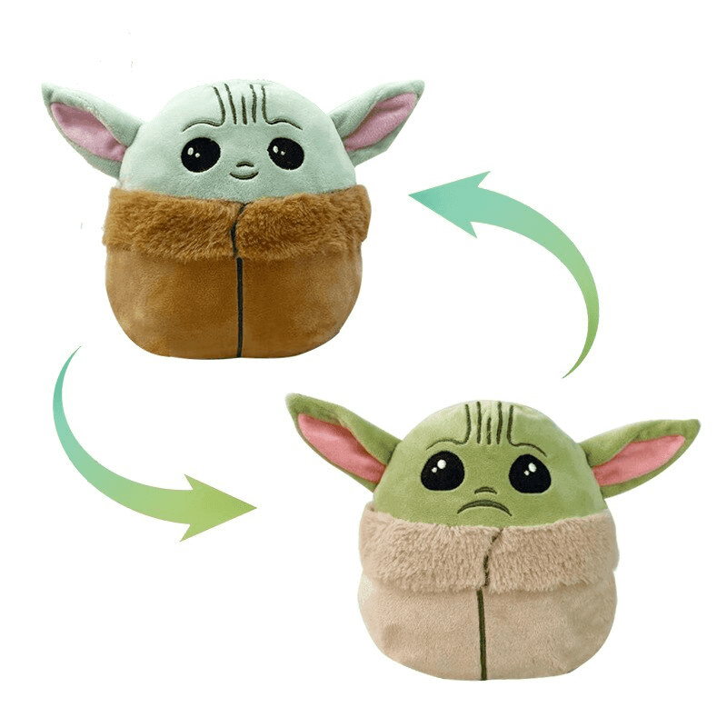 Pelúcia Baby Yoda com Duas Caras - Inove Bem