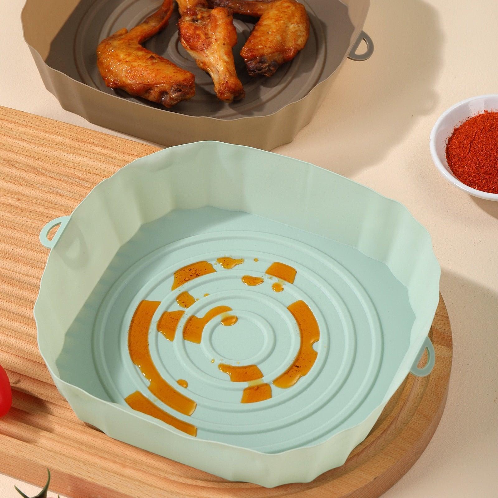 Forma de Silicone Air Fryer - Inove Bem