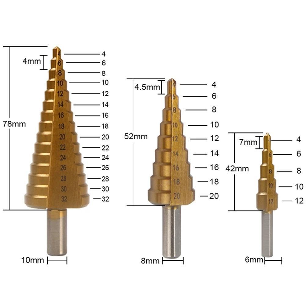 Kit de Brocas de Titânio - 6 Peças - Inove Bem