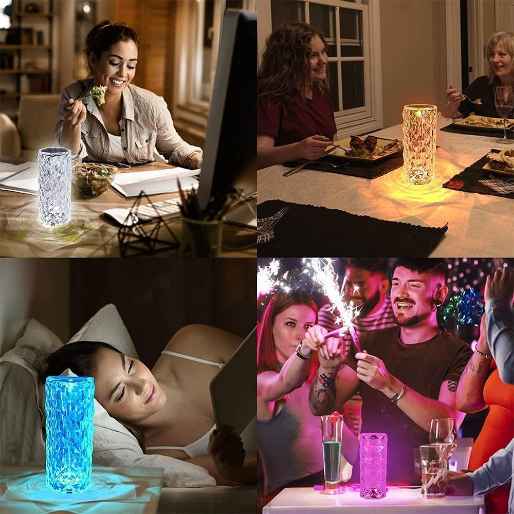 Crystal Light - Luminária De Cristal dos Sonhos - Inove Bem