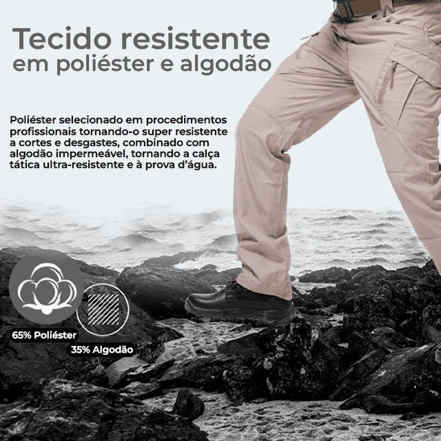 Calça Tática Militar Masculina - Térmica e Impermeável - Inove Bem