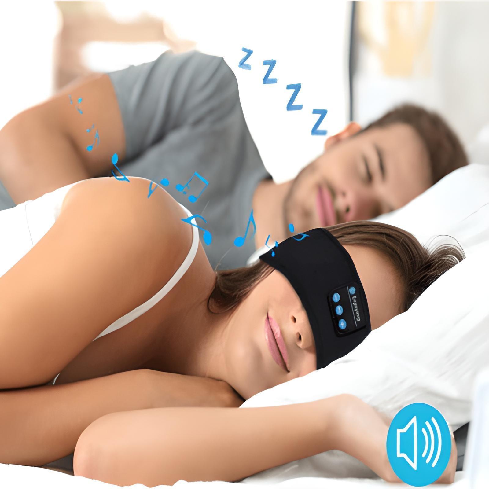 Faixa Confortável Com Fone Bluetooth - TopSleep™ - Inove Bem